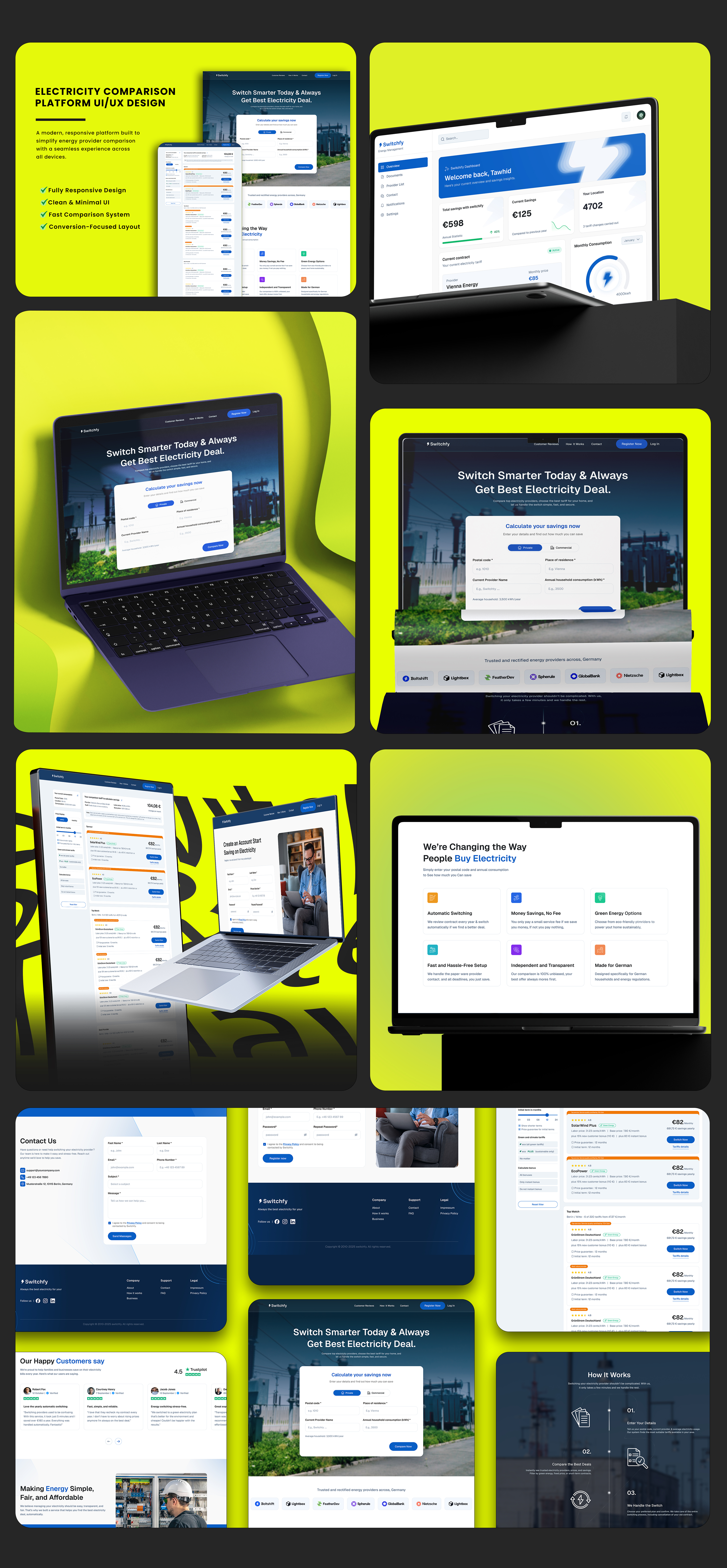 Example of Landing Page Design One Page