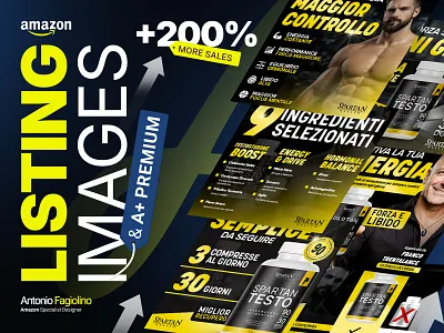Supplement Listing Images ad design amazon images amazon listing conversion design ecommerce design ecommerce graphics fitness supplement graphic design health supplement listing design mens health packaging design product banner product images product infographic product mockup product page product visuals sports nutrition supplement design