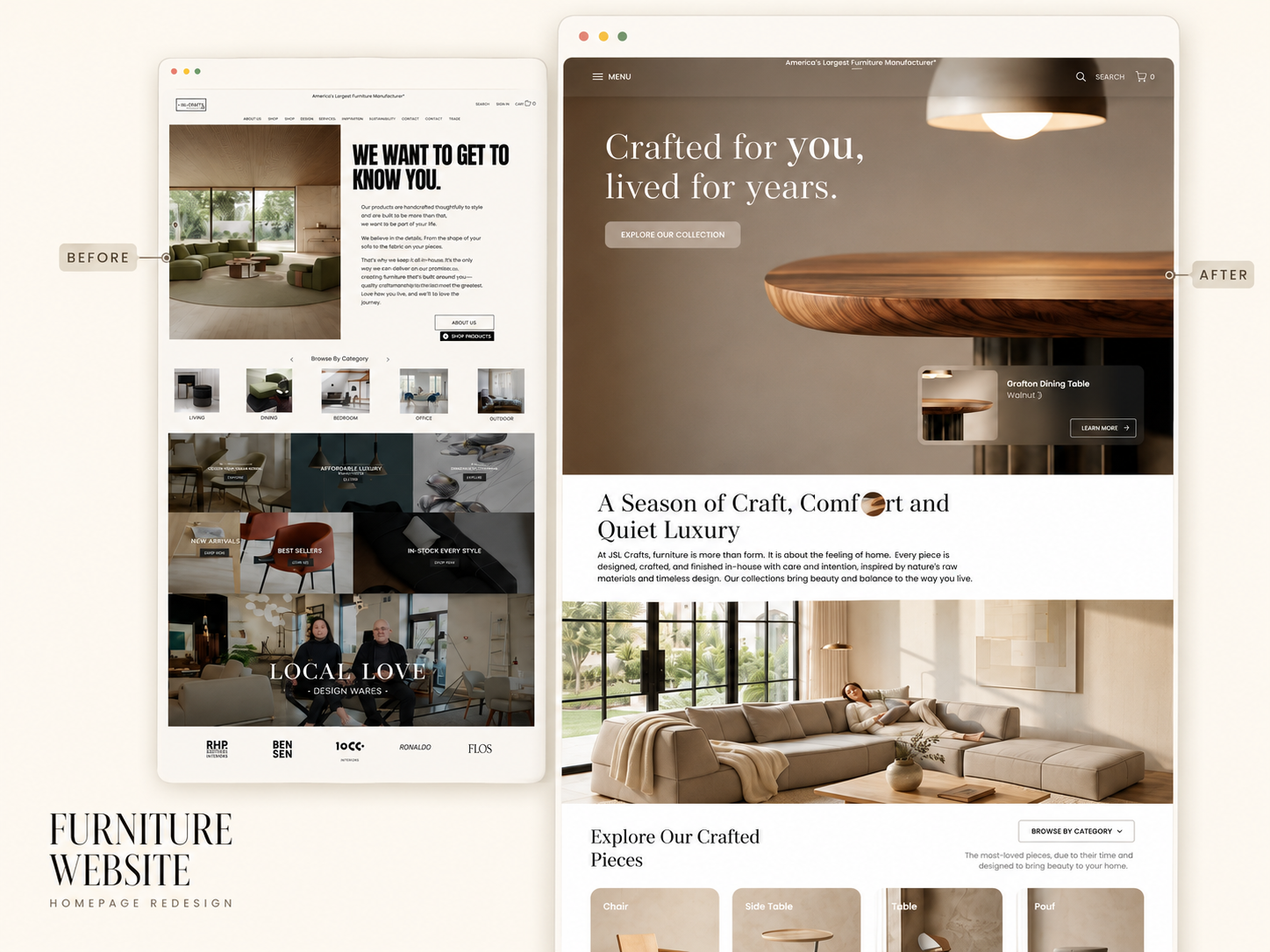 Alteriors Website Redesign Case Study branding case study clean design design ecommerce design editorial design figma design interior design landing page luxury design minimal ui modern design product design typography ui ux web design