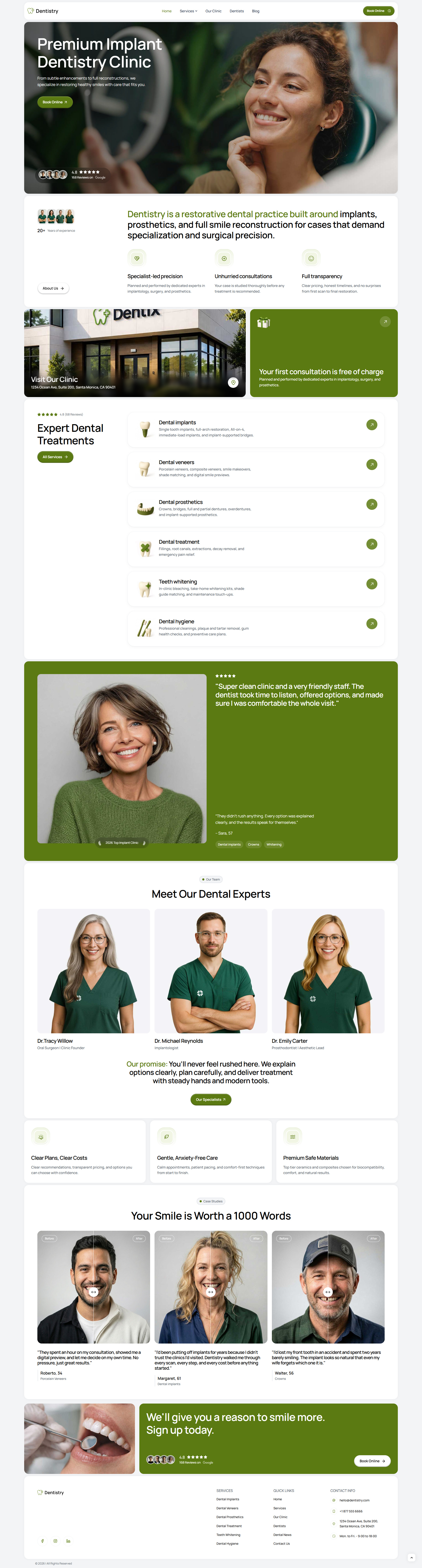 Dentistry – Dentistry Clinic Elementor Template dental clinic dental website dentist dentistry designs themes