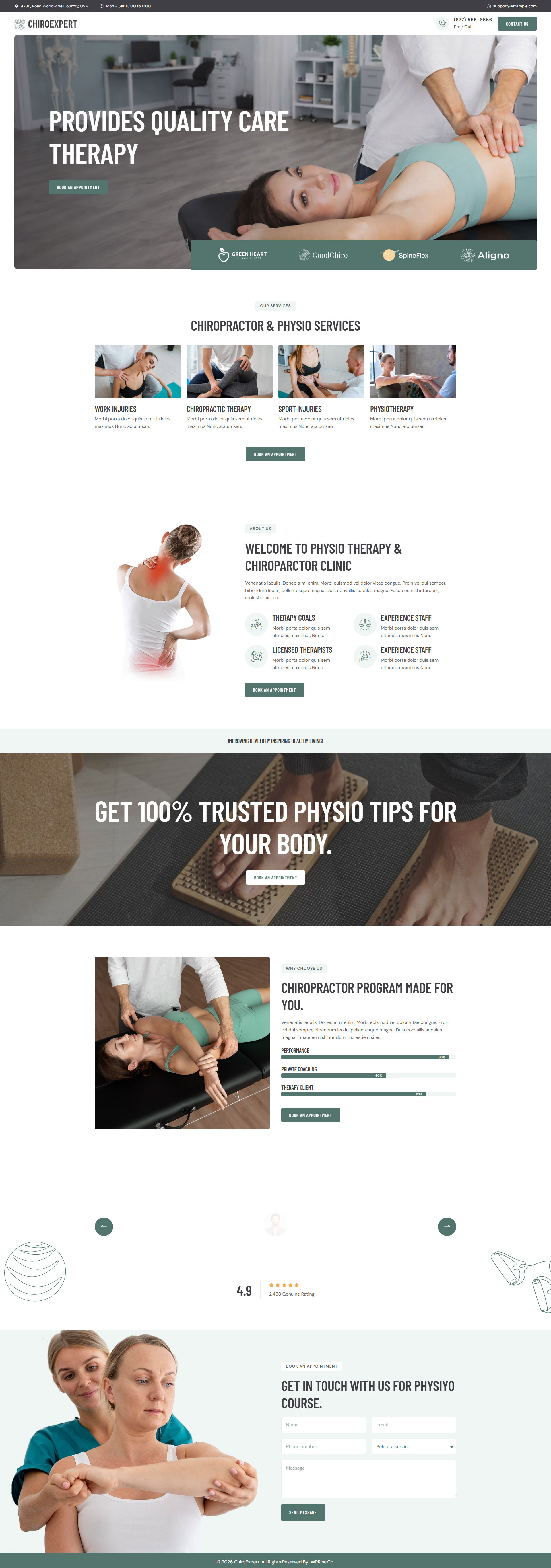 ChiroExpert – Chiropractic Lead Generation Landing Page chiro chiropractor chiropractor designs chiropractors themes