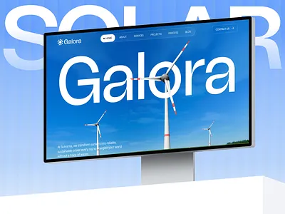 Solar & Renewable Energy Website Design energy company website energy website landing page renewable energy website renewable website solar energy website solar panel website solar website sustainable website ui design ux design web design website design