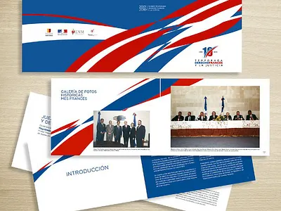 Escuela Nacional de la Judicatura branding graphic design
