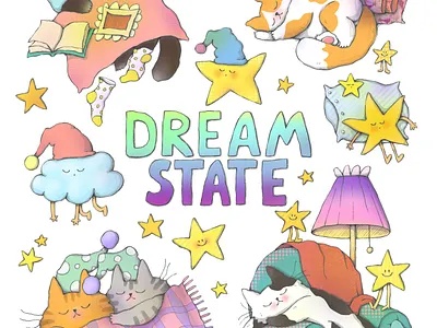 Whimsical illustration children book cuddly cute illustration kawaii magazine whimsical