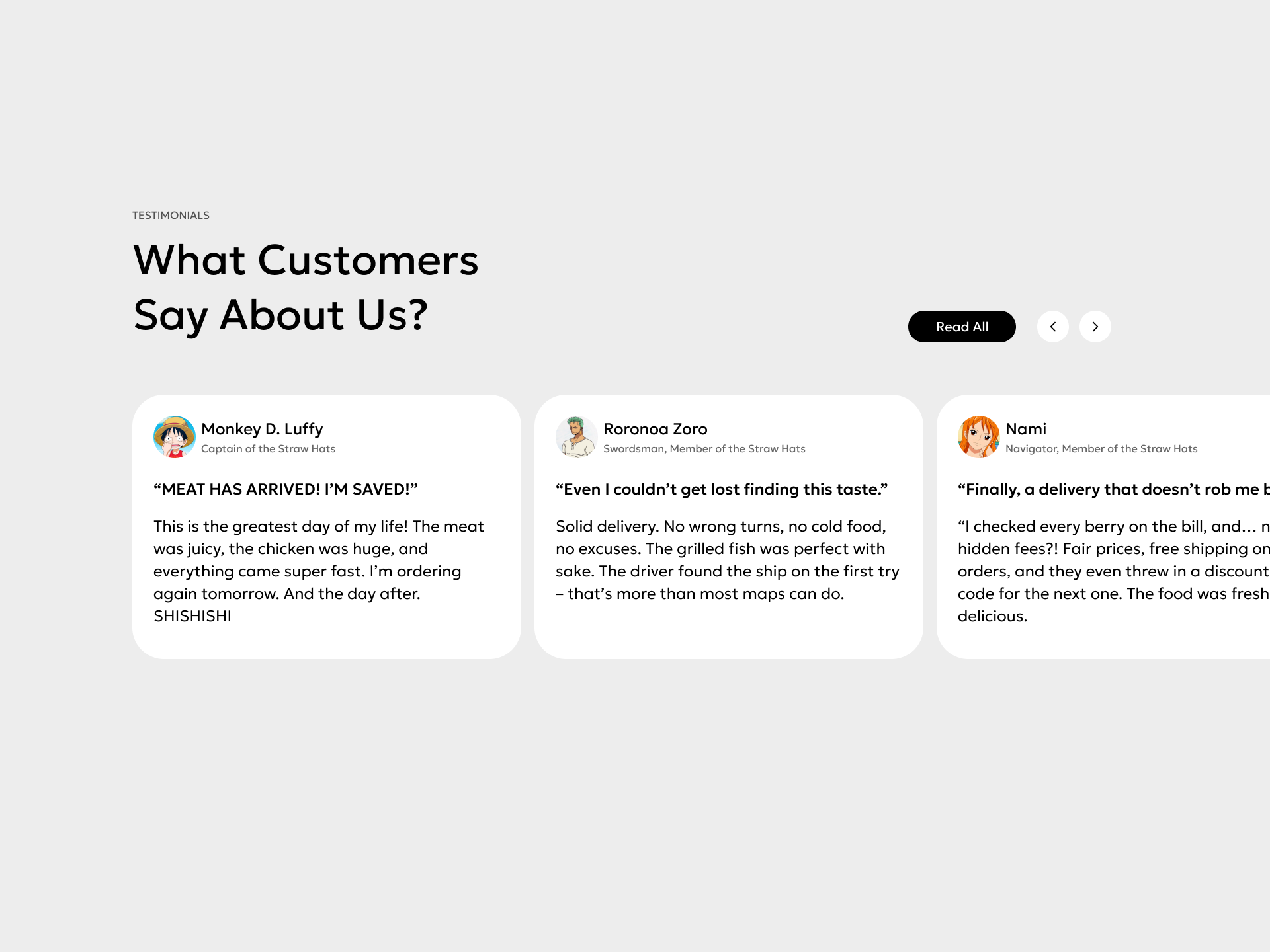 Testimonial. DailyUI. Challenge #039