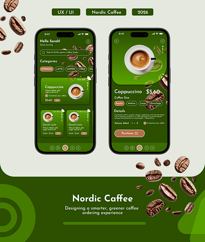 Nordic Caffe — Sustainable Coffee App