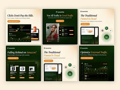 Levanta | SaaS Advertising - Social Media Campaign Design ad campaign design ad creatives advertising design amazon marketing brand campaign content marketing design conversion design creative ads digital advertising digital marketing creatives facebook ads design instagram ads design lead generating design marketing design performance marketing saas marketing social media ads social media graphics social media marketing visual marketing