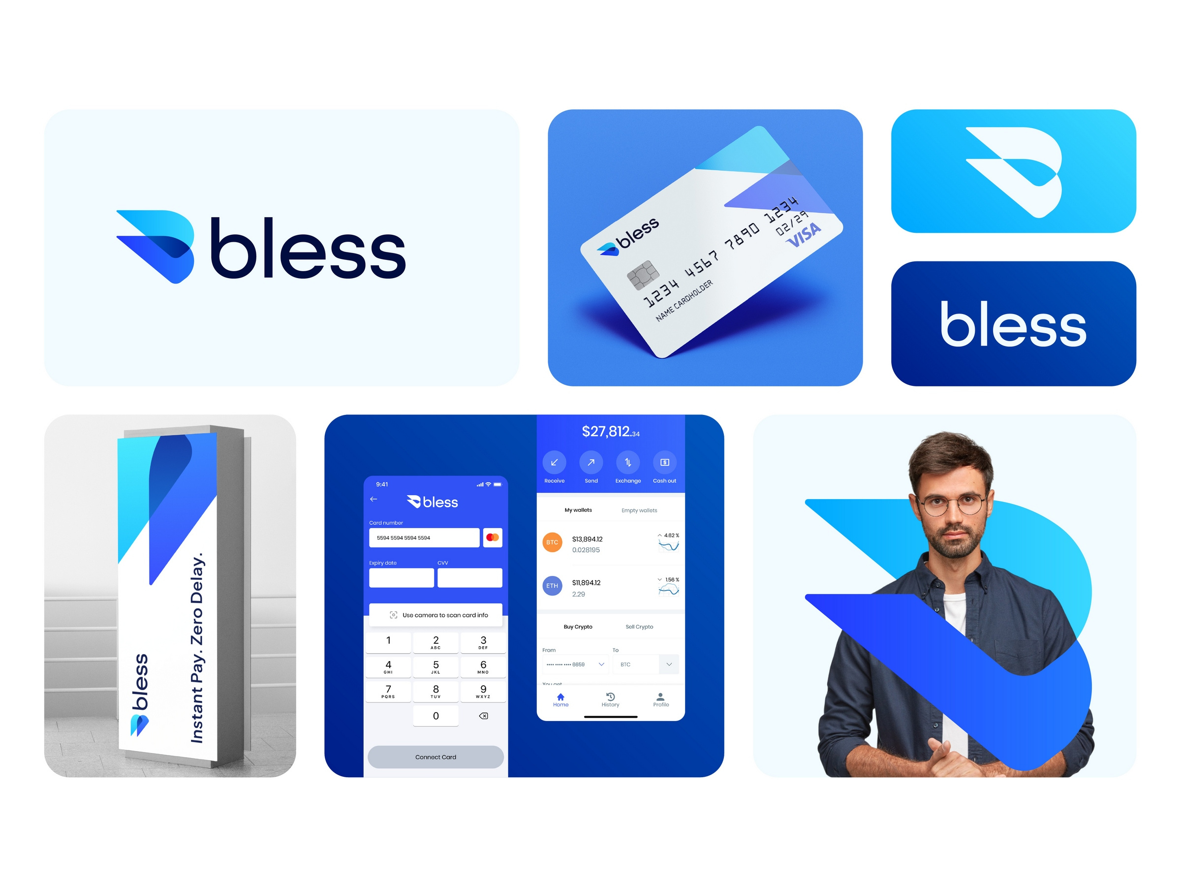 Bless - Fintech SAAS Branding
