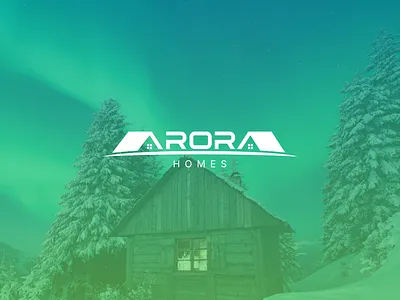 Swedish Real Estate Brand Identity Design | ARORA HOMES a letterform brand identity clean wordmark geometric logo home logo housing logo logo design logo design process minimal logo modern logo negative space logo premium logo property branding real estate branding residential branding roof logo scalable logo scandinavian design swedish branding wordmark design