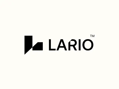 Lario Clothing Brand app icon brand development brand identity branding l logo logos minimalist modern logo
