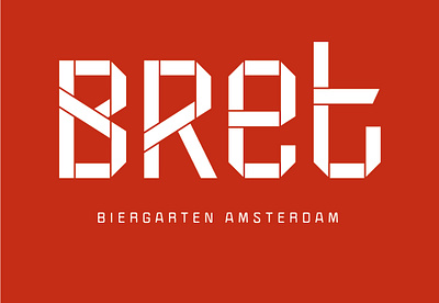 Bret Biergarten Amsterdam amsterdam branding design graphic design logo subalpin