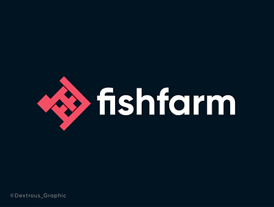 FishFarm brand branding f f logo farm fish fish icon fish logo fishfarm logo logo idea modern