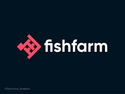 FishFarm brand branding f f logo farm fish fish icon fish logo fishfarm logo logo idea modern