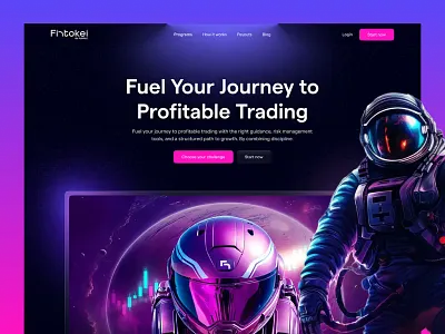 Prop Trading Firm crypto crypto prop trading cryptocurrency design forex trading future trading product prop trading prop trading firm trade trading firm trading landing page trading ui ui design ux design web web3