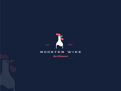 Rooster Wine branddesign brandidentity branding business card design design designfreke illustration liquorlogo logo rooster roosterlogo vector wine winelogo