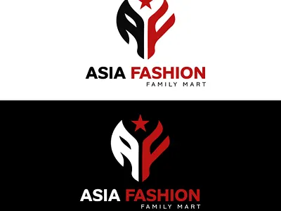 Asia Fashion Family Mart Logo Design brandidenty branding concept art creative design design graphic design logo modern logo vector