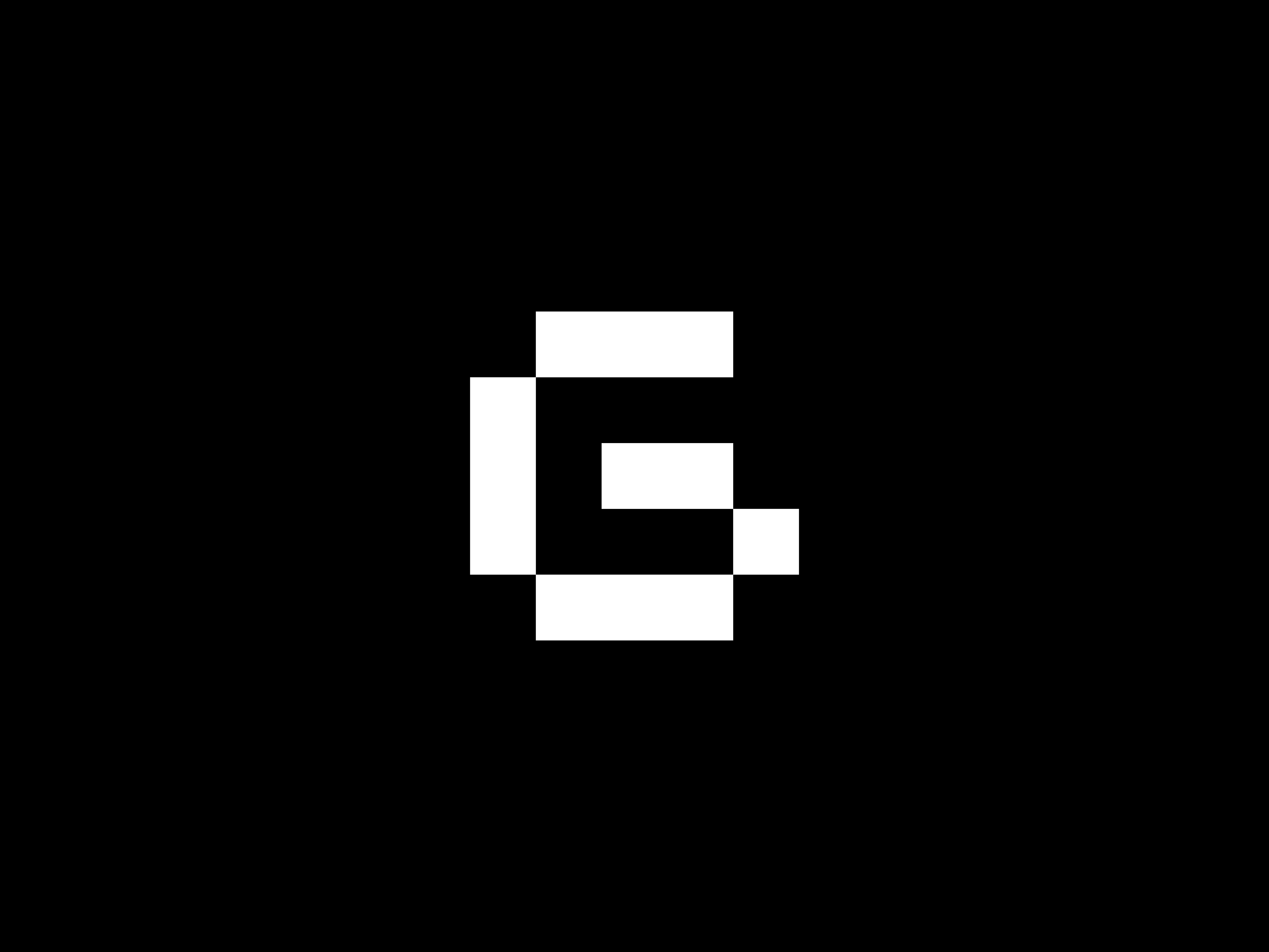 Modern Geometric “G” Logo – Pixel Style box branding clean g logo g logo design g monogram geometric letter g lettermark logo logo design logomark logotype minimalistic modern pixel style symbol technology visual identity
