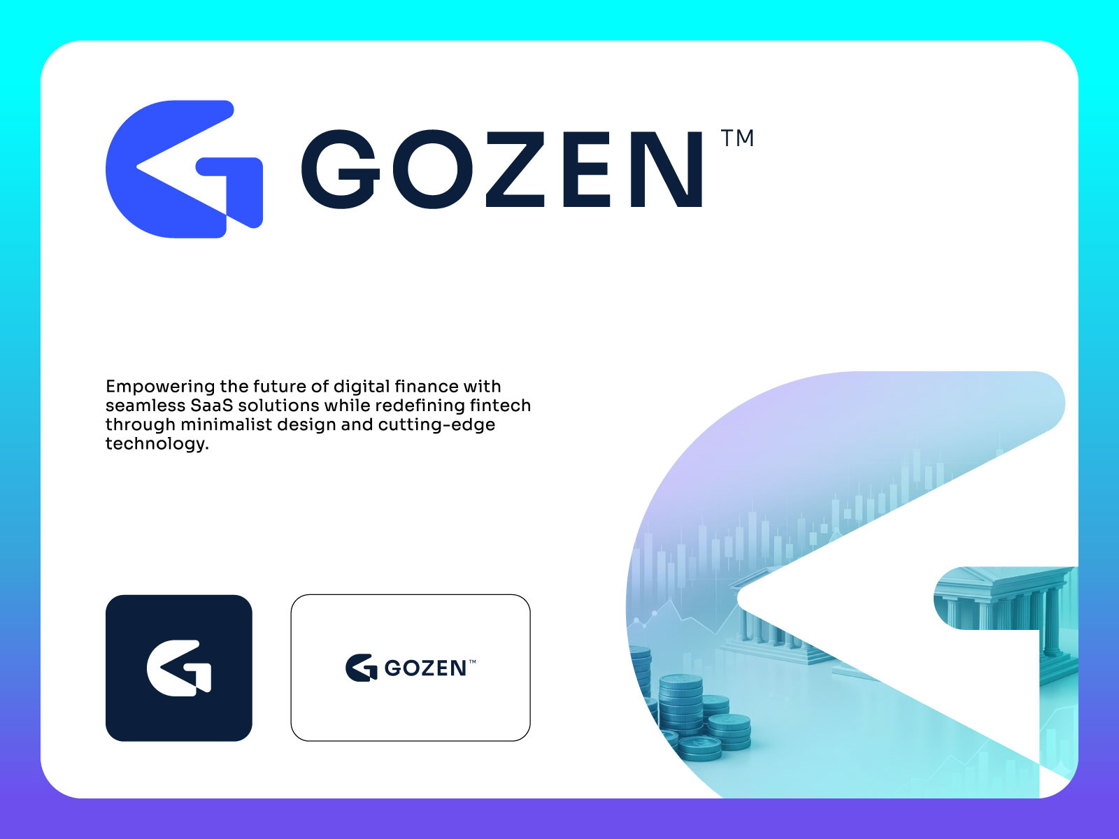 Gozen — Fintech & SaaS Brand Identity Design brandidentity branding creative logo digital banking finance fintech g logo design g monogram logo logodesign logomark logotype minimalist logo modern logo saas startup startup logo tech tech startup visual identity