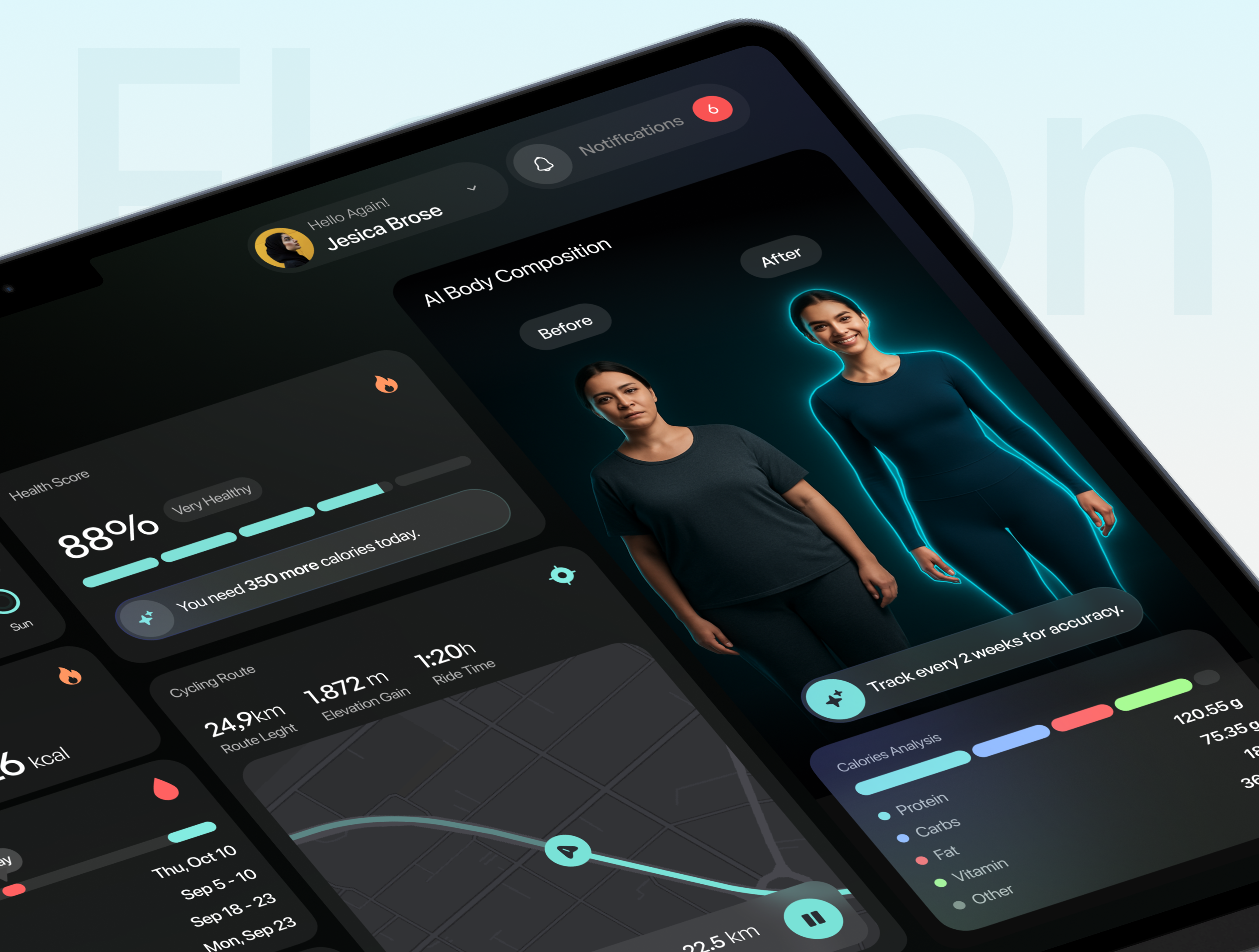 Fitness UI UX Design