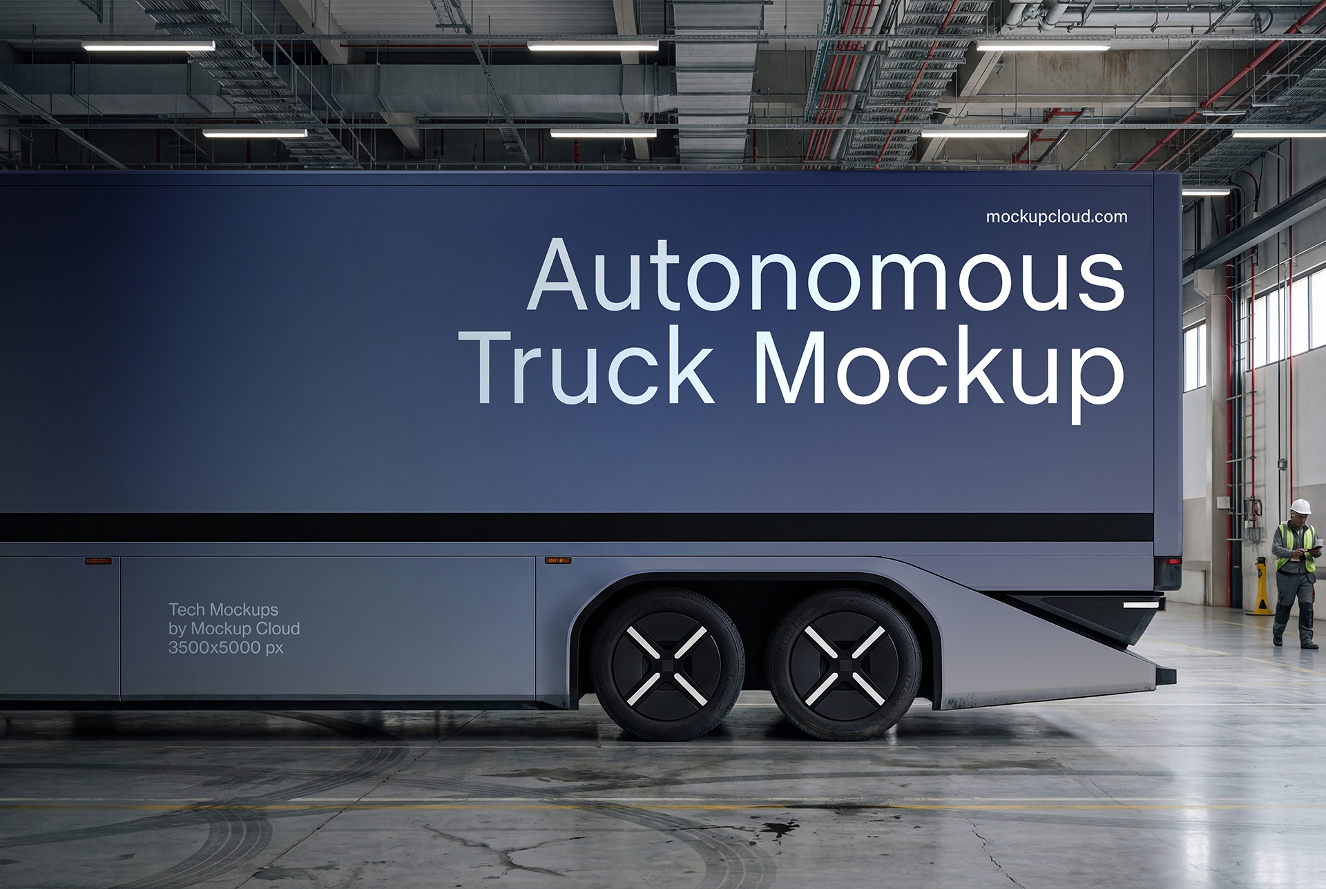 Free Truck Mockup / EON Series 3d animation branding design download free freebie graphic design illustration logo mockup mockup cloud motion graphics ui vector