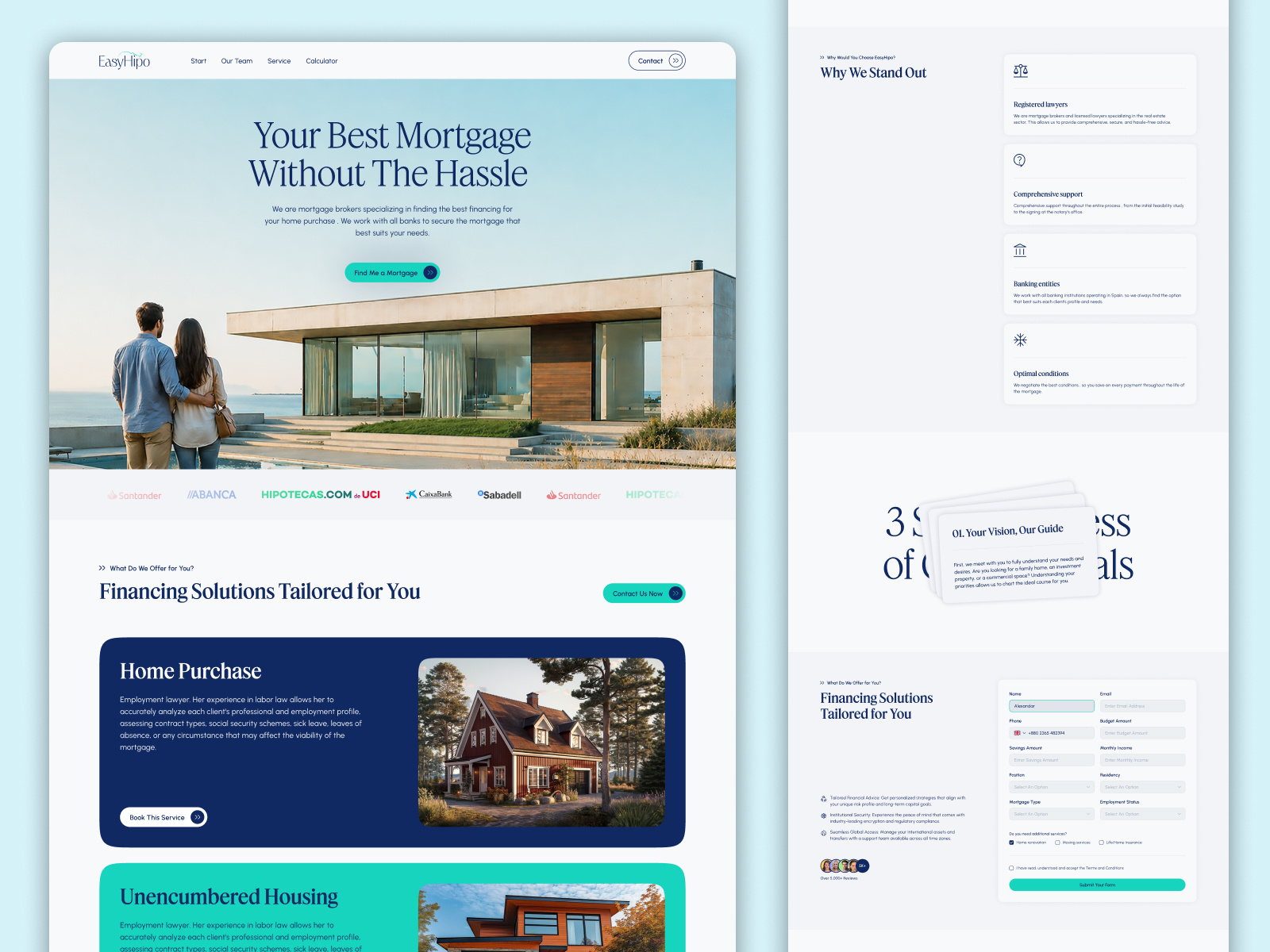 Example of High Conversion Landing Page Design