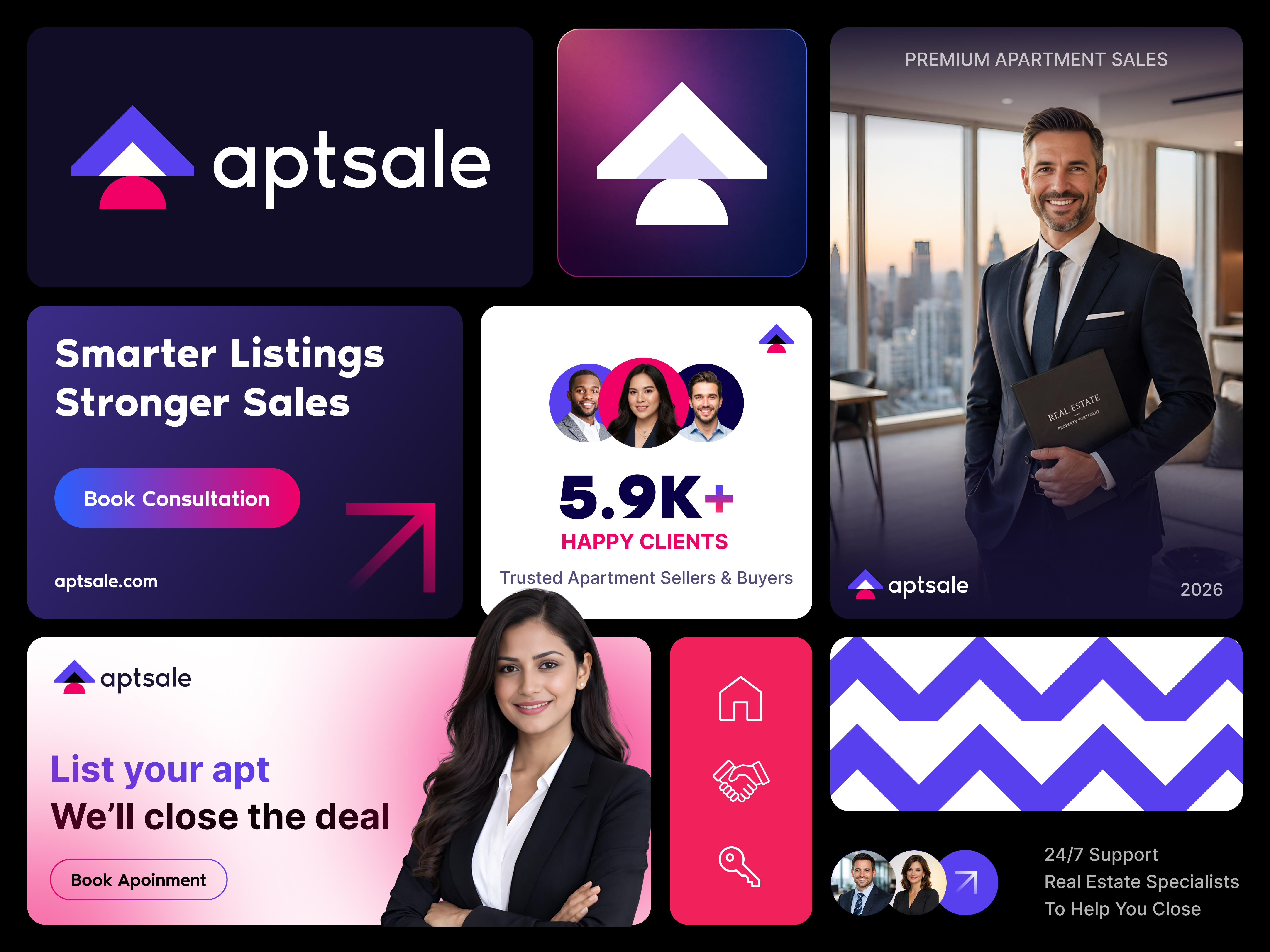 Example of Real Estate Logo Design  Visual Identity