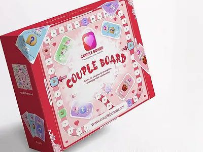 Couple board box design animation box box design branding clean food packaging graphic design minimal mockup design modern packaging product packaging