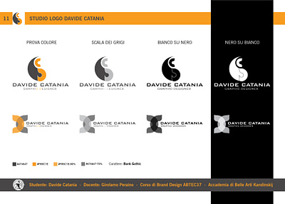 Dc Logo branding design graphic design logo personal logo typography vector yang yin