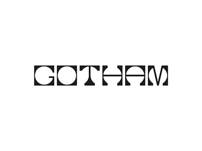 GOTHAM branding design gotham graphic design logo typography vector