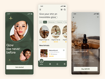 Beauty Care App UI beautyappui beautyexperience beautyinnovation beautyinspiration beautylifestyle beautyproducts creative design ui uidesign ux