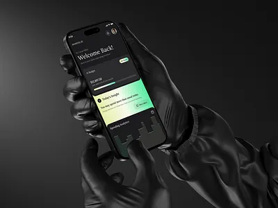 AI-Powered Finance App • Smart Budget & Spending Insights ai finance app design budget app budget planner clean finance app finance ui financial planning ios app design minimal mobile mobile app modern smart budgeting
