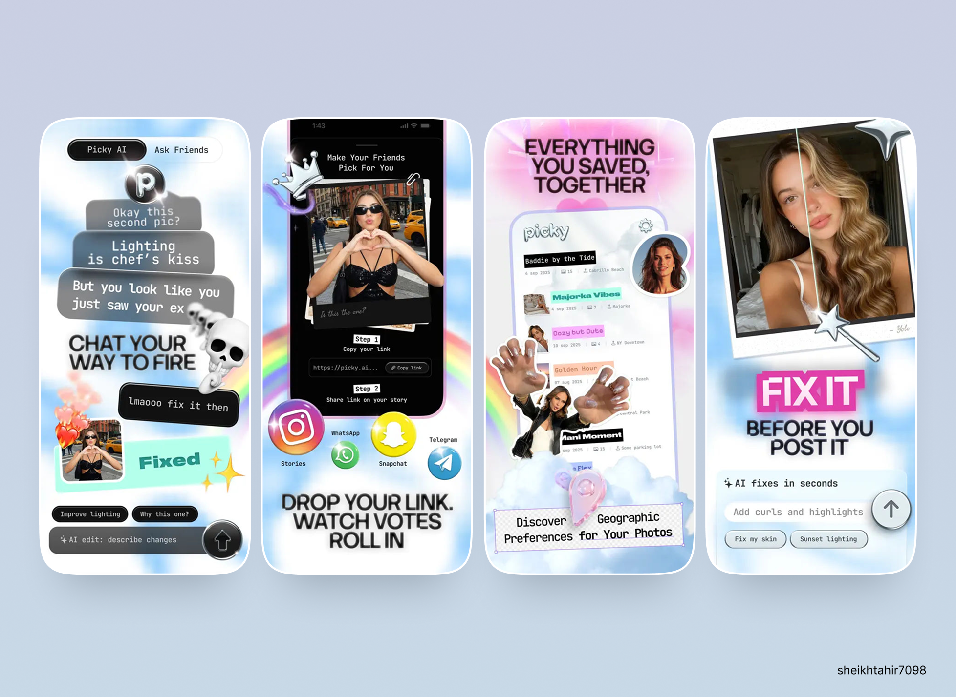 Example of Appstore/Playstore Screenshot Design