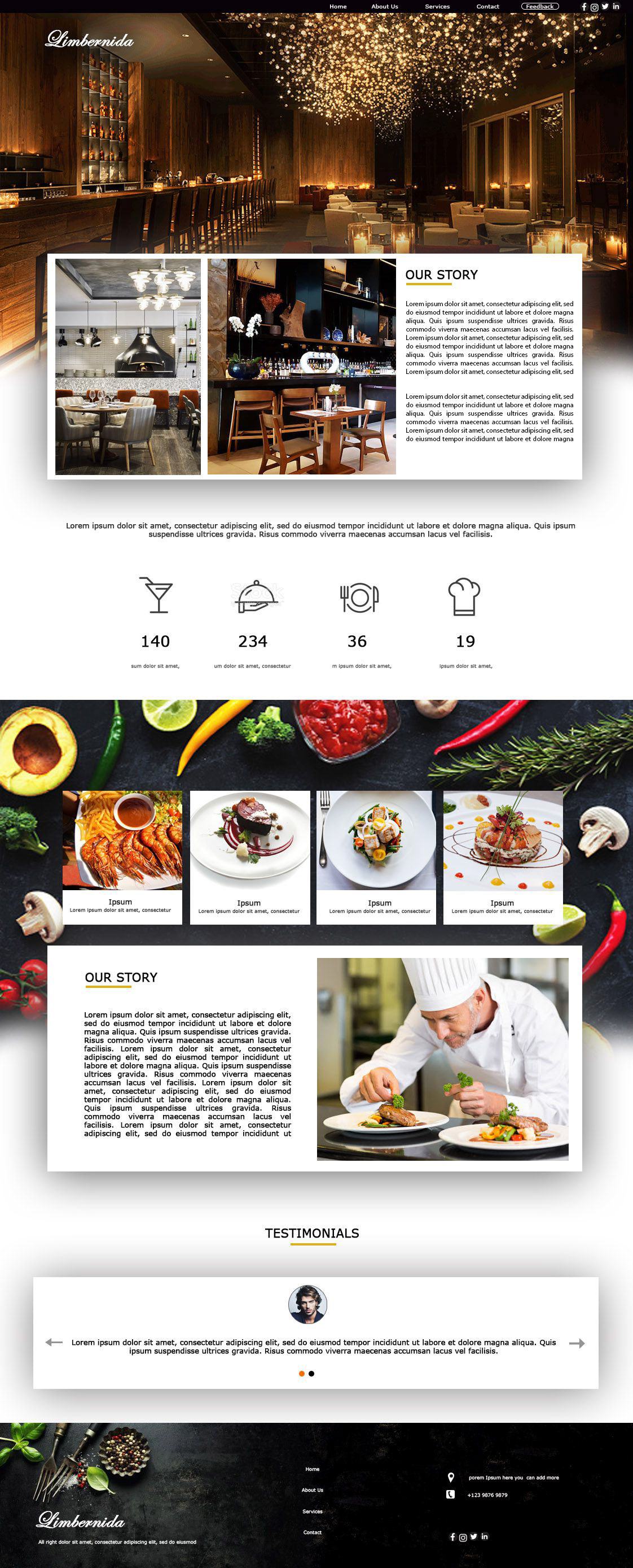 Limbernida Website Design design graphic design logo photoshop template design ui ux website design