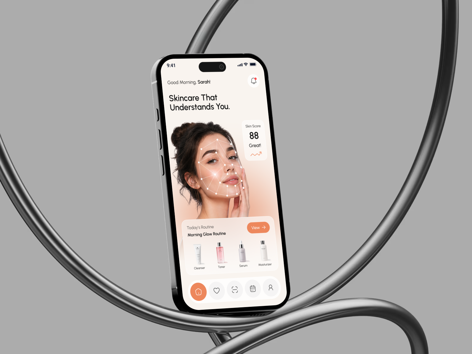 Example of Mobile App Design For Saa S & Startups