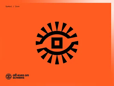 All Eyes On Screens - symbol design advertising ai analytics austria branding bulgaria croatia data germany logo logodesign logodesigner mark optimization serbia startup symbol tech