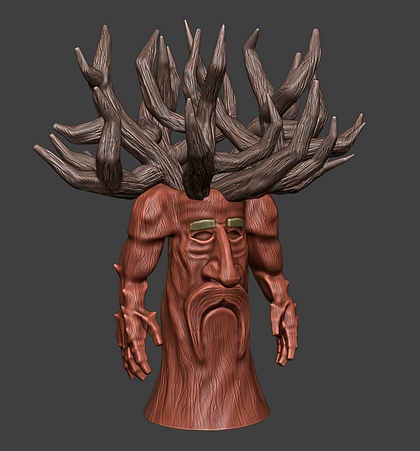 Tree man - 3d modelling commission