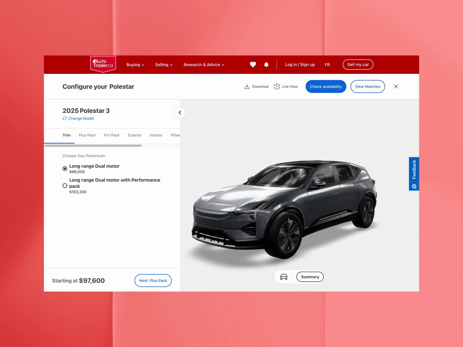 Example of AutoTrader Premium Car Storefront