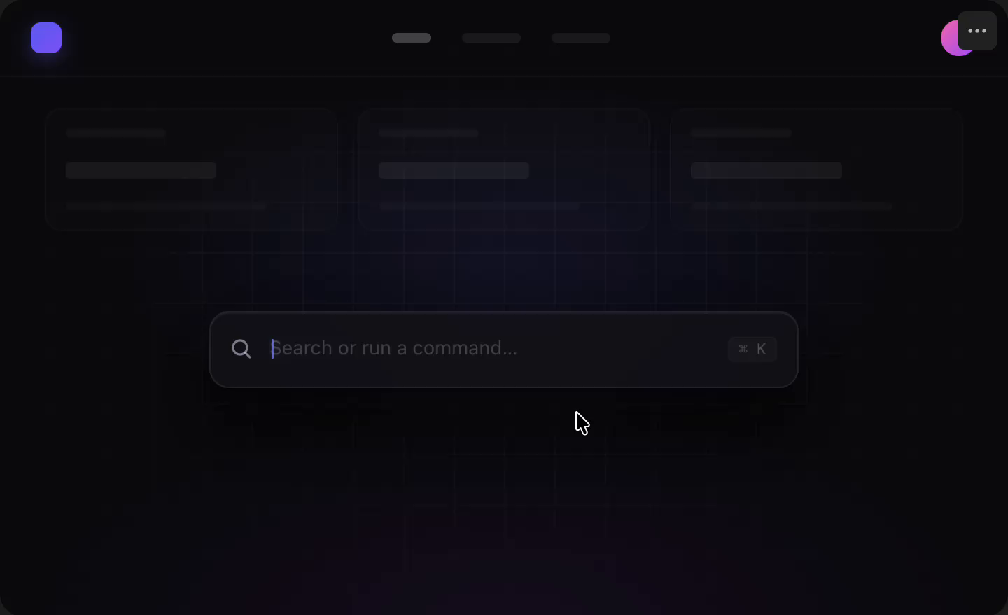 ⌘K, but make it calm