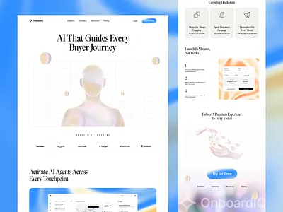 SaaS Landing Page | UI-UX ai ai website design concept figma landing page design minimalist mobile responsive product ui sass sass design sass landing page sass product sass website service startup ui design uidesign uiux web design website design