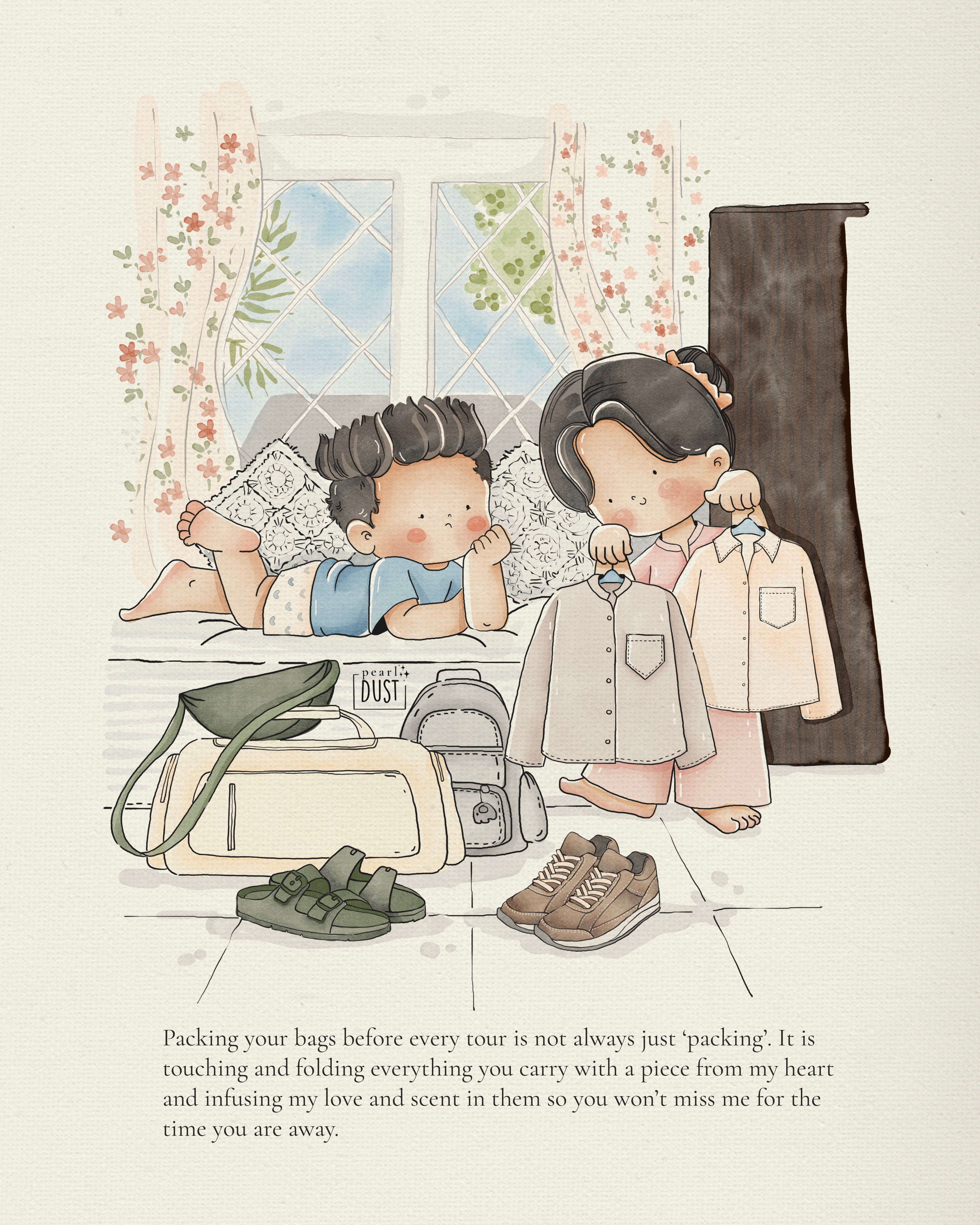 Packing artist childrens book digital illustrations family husbandandwide illustration illustrations illustrator kids illustrator life life of an illustrator love touring travel wifeythings