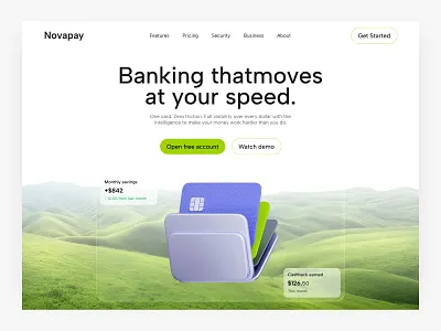 Fintech Landing Page Design digital banking efatuix finance finance landing page financial service fintech fintech landing page fintech web design fintech website landingpage modern landing page saas webdesign website design