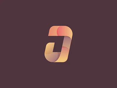 J gradient logo - For Sale 2d logo 3d logo brand identity branding elegant gradient icon j j gradient logo letter j lettering logo design minimal logo minimalist monogram logo symbol typography logo