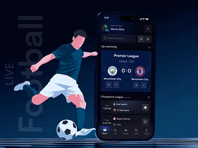 Sports Prediction & Betting Mobile App Design android app app design app redesign betting app fantasy sports football app ios app live football live match live score app match tracking mobile app prediction app sports analytics sports app sports betting sports ui