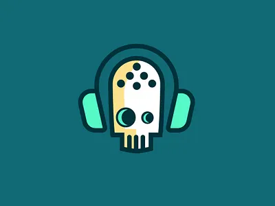 trauma head brand branding head illustration logo podcast trauma