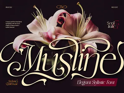 Musline beauty fonr beauty font branding branding font custom font editor font editorial font elegant font fashion font feminine fonr font font design free font logo type luxury font magazine romantic font serif font wedding font wedding invitation