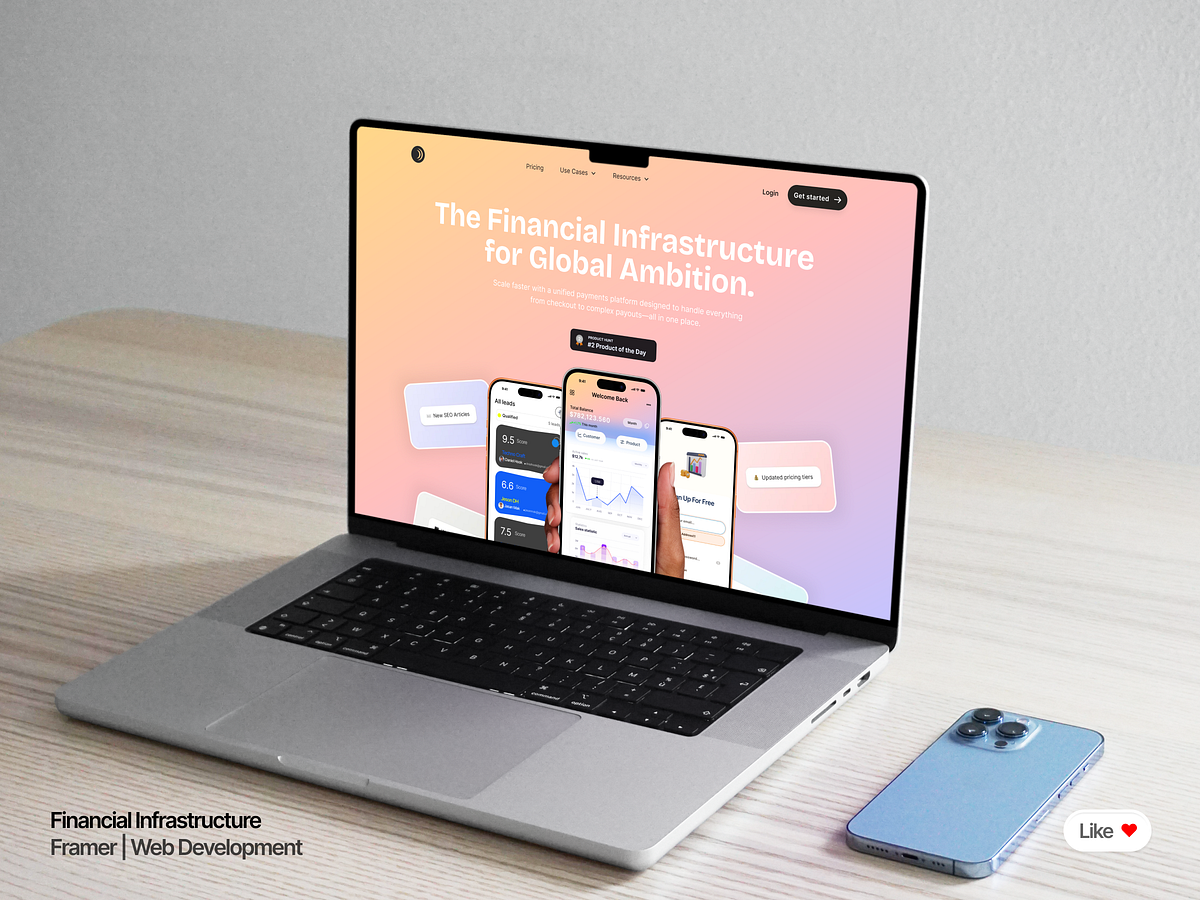 Financial Infrastructure & Strategic Intelligence Landing Page