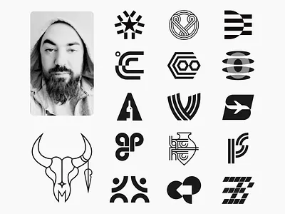Logo Collection blackandwhite branding collection concepts creative icon logo logoarchive mark simple symbol