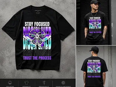 Stay Focused Trust The Process T-Shirt, Motivational Streetwear aesthetic butterfly shirt black aesthetic shirt bold statement tee drip art t shirt edgy graphic tee fashion forward tee graphic streetwear design grunge streetwear hypebeast style tee inspirational quote shirt modern typography shirt motivational t shirt skeleton butterfly design stay focused shirt streetwear graphic tee t trendy urban shirt trust the process tee urban style shirt youth street fashion