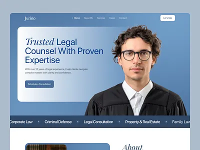 Lawyer Portfolio Website | Modern Legal Service Law Firm Website attorney portfolio website landing page law firm landing page law firm website lawyer portfolio lawyer website legal consultation website legal services legal services ux ui ui design web website