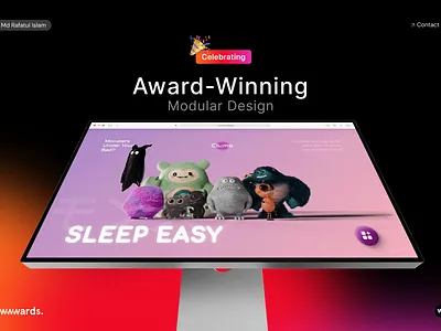 Honourable Mention at Awwwards for Interaction design app design award winning design awwwards prototype ui ui ux design user user interaction design user interface design webflow development website design